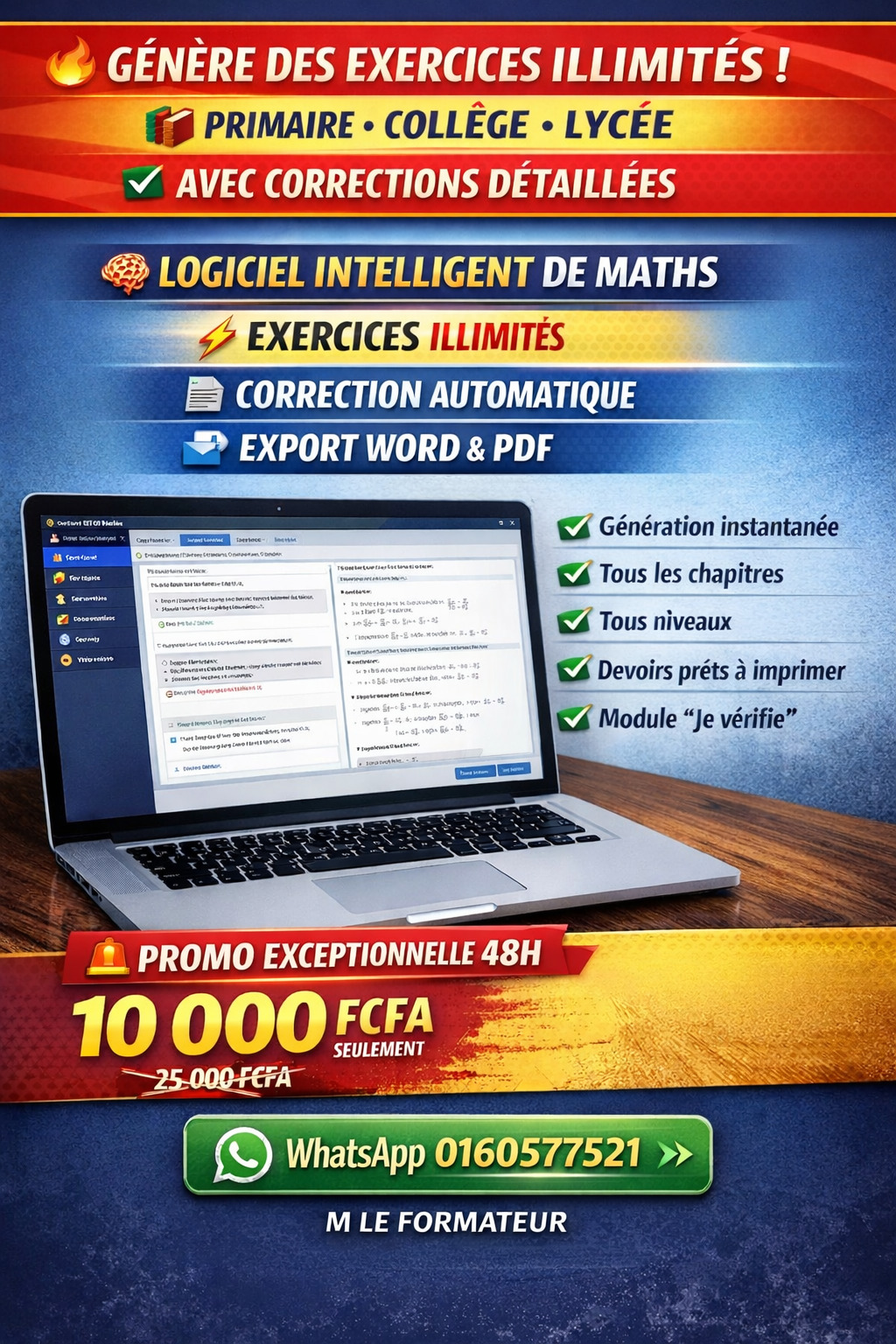Logiciel intelligent de Maths